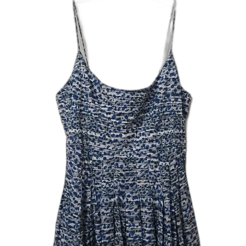 Hunter Bell NYC Naomi Dress in Terrazzo Leopard Midi Size 6 Womens Spaghetti